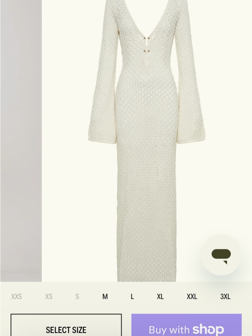 MESHKI KAYLEIGH CROCHET MAXI KNIT DRESS - Picture 5 of 8